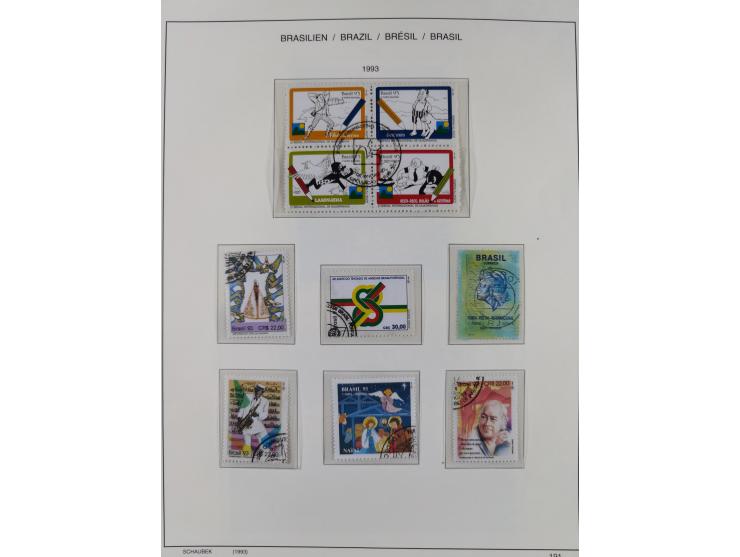 1850/95, used collection, incl. early values, from 1950 in the main catalogue numbers apparently complete incl. all souvenir 