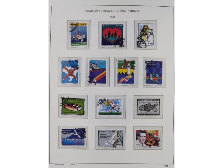 1850/95, used collection, incl. early values, from 1950 in the main catalogue numbers apparently complete incl. all souvenir 