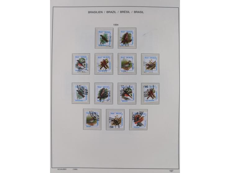 1850/95, used collection, incl. early values, from 1950 in the main catalogue numbers apparently complete incl. all souvenir 