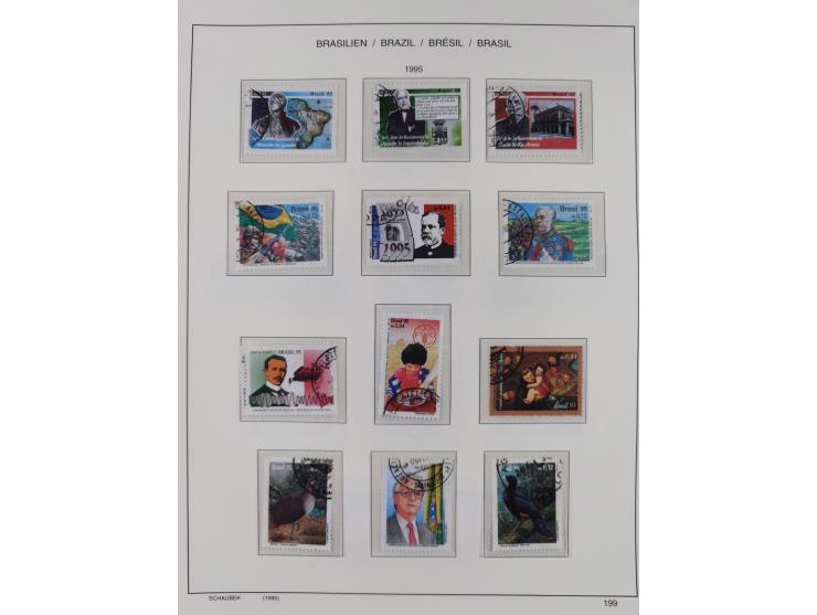 1850/95, used collection, incl. early values, from 1950 in the main catalogue numbers apparently complete incl. all souvenir 