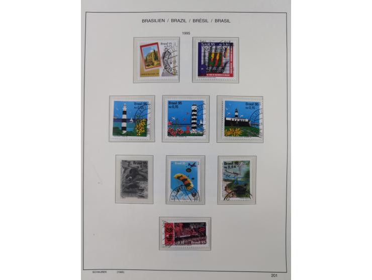 1850/95, used collection, incl. early values, from 1950 in the main catalogue numbers apparently complete incl. all souvenir 