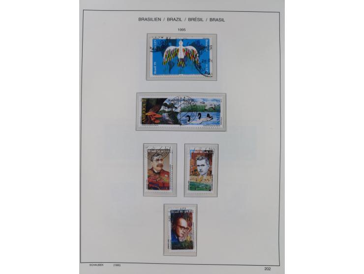 1850/95, used collection, incl. early values, from 1950 in the main catalogue numbers apparently complete incl. all souvenir 