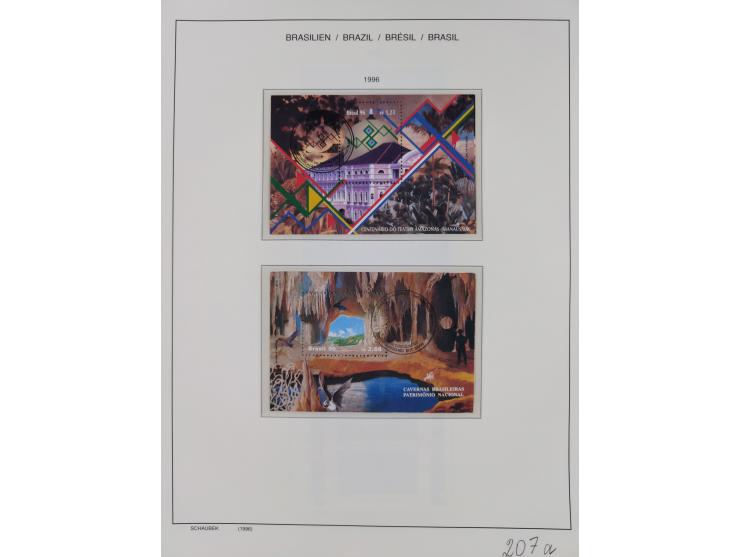 1850/95, used collection, incl. early values, from 1950 in the main catalogue numbers apparently complete incl. all souvenir 