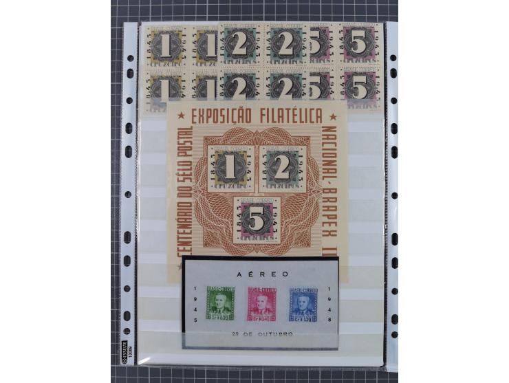 1850/95, used collection, incl. early values, from 1950 in the main catalogue numbers apparently complete incl. all souvenir 