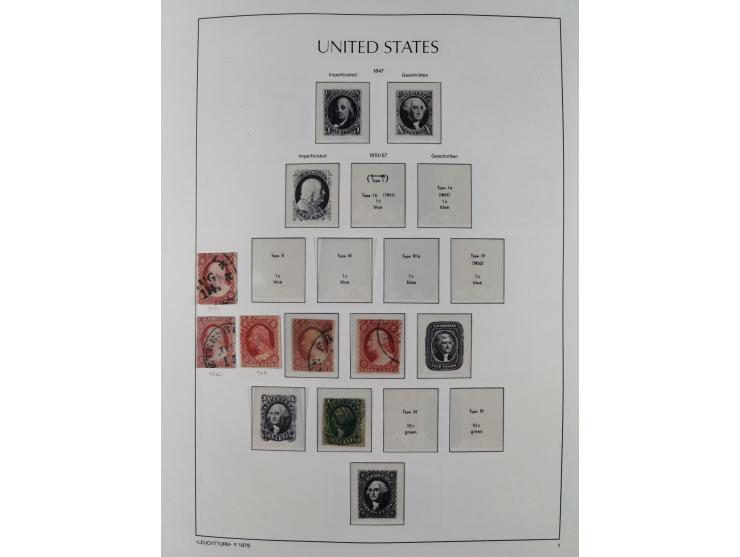 1847/1991, mostly used and later mint never hinged part collection incl. some better values and valid postage, in two albums