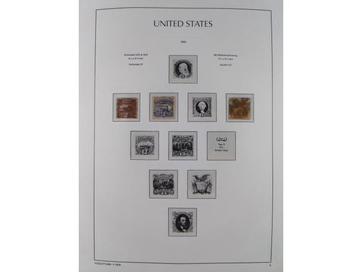1847/1991, mostly used and later mint never hinged part collection incl. some better values and valid postage, in two albums