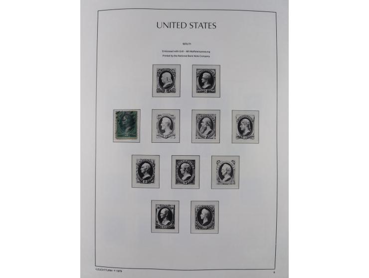 1847/1991, mostly used and later mint never hinged part collection incl. some better values and valid postage, in two albums