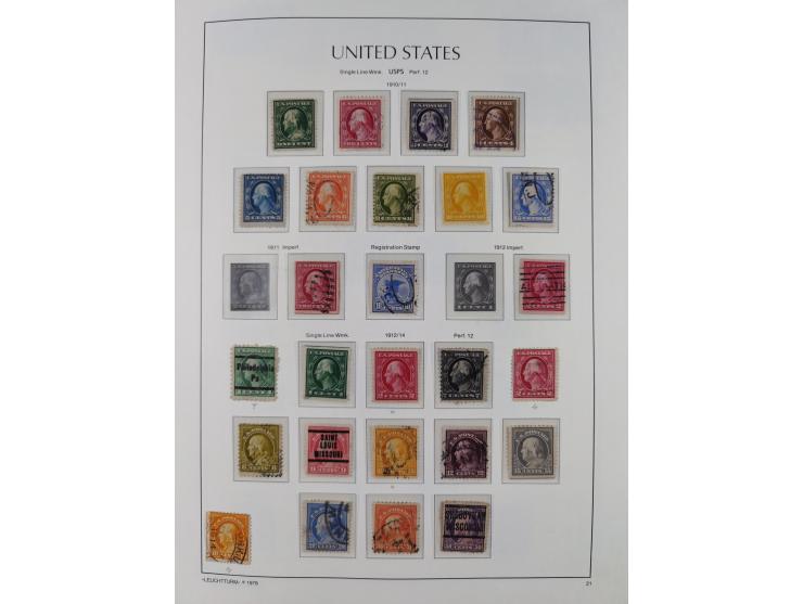 1847/1991, mostly used and later mint never hinged part collection incl. some better values and valid postage, in two albums