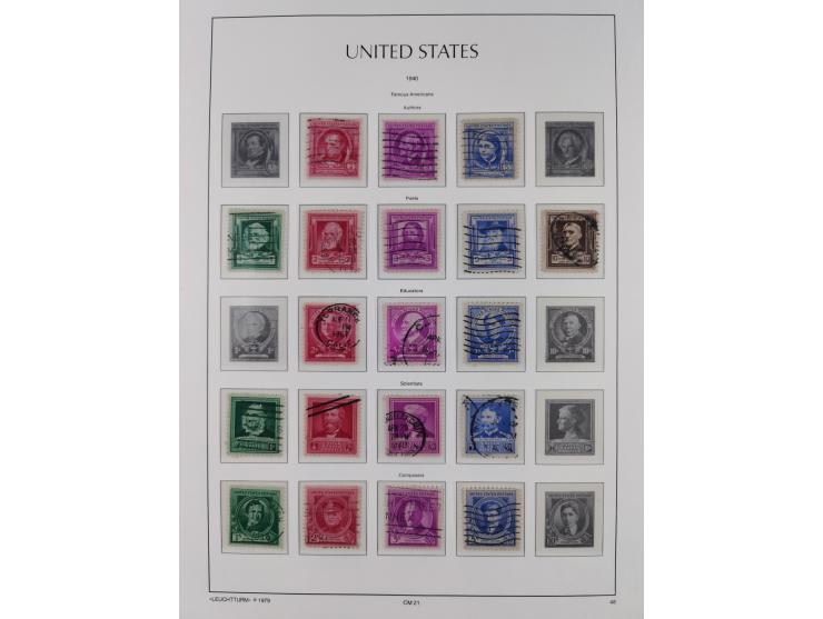 1847/1991, mostly used and later mint never hinged part collection incl. some better values and valid postage, in two albums