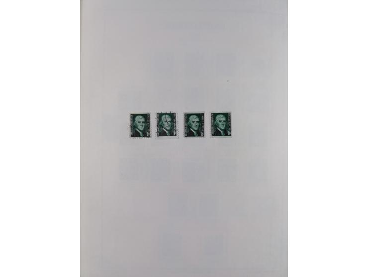 1847/1991, mostly used and later mint never hinged part collection incl. some better values and valid postage, in two albums