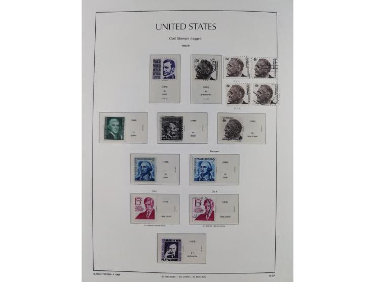 1847/1991, mostly used and later mint never hinged part collection incl. some better values and valid postage, in two albums