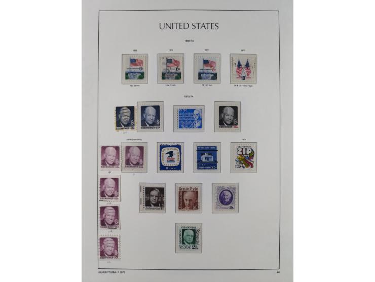 1847/1991, mostly used and later mint never hinged part collection incl. some better values and valid postage, in two albums