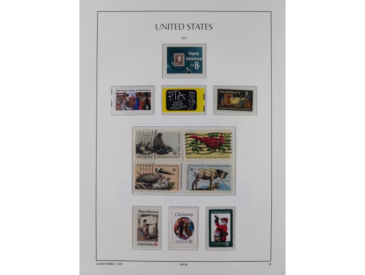 1847/1991, mostly used and later mint never hinged part collection incl. some better values and valid postage, in two albums