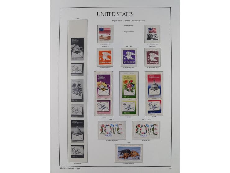 1847/1991, mostly used and later mint never hinged part collection incl. some better values and valid postage, in two albums