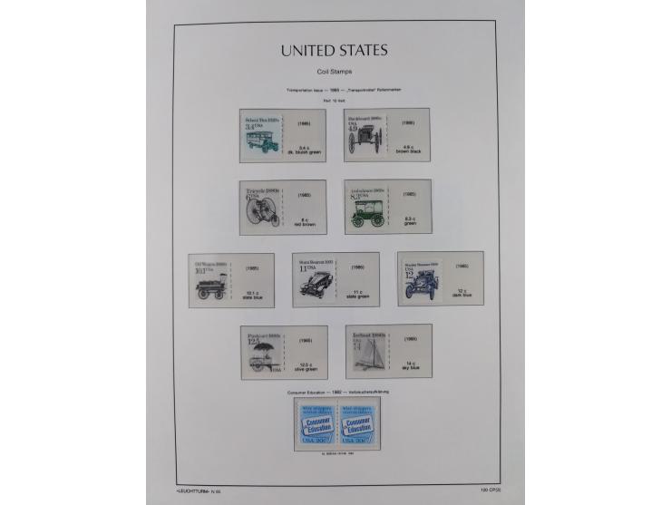 1847/1991, mostly used and later mint never hinged part collection incl. some better values and valid postage, in two albums