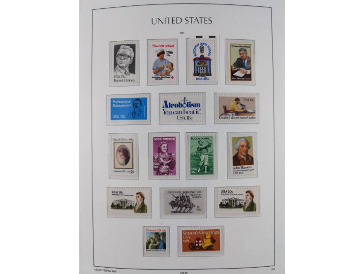 1847/1991, mostly used and later mint never hinged part collection incl. some better values and valid postage, in two albums