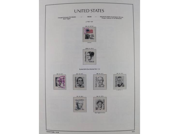 1847/1991, mostly used and later mint never hinged part collection incl. some better values and valid postage, in two albums