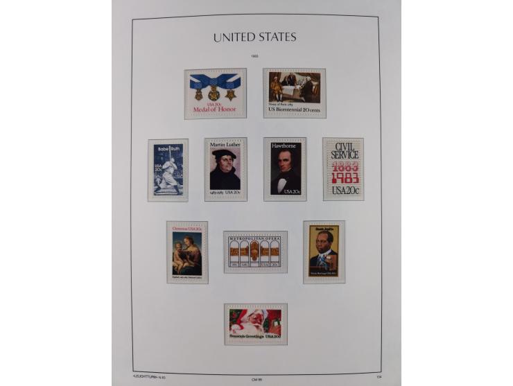 1847/1991, mostly used and later mint never hinged part collection incl. some better values and valid postage, in two albums