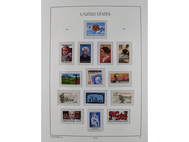 1847/1991, mostly used and later mint never hinged part collection incl. some better values and valid postage, in two albums