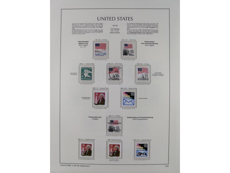 1847/1991, mostly used and later mint never hinged part collection incl. some better values and valid postage, in two albums