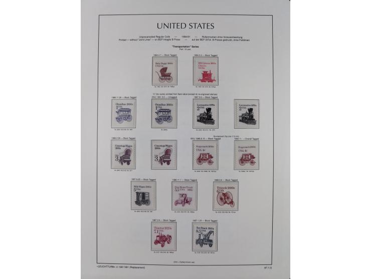 1847/1991, mostly used and later mint never hinged part collection incl. some better values and valid postage, in two albums