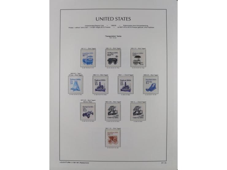 1847/1991, mostly used and later mint never hinged part collection incl. some better values and valid postage, in two albums