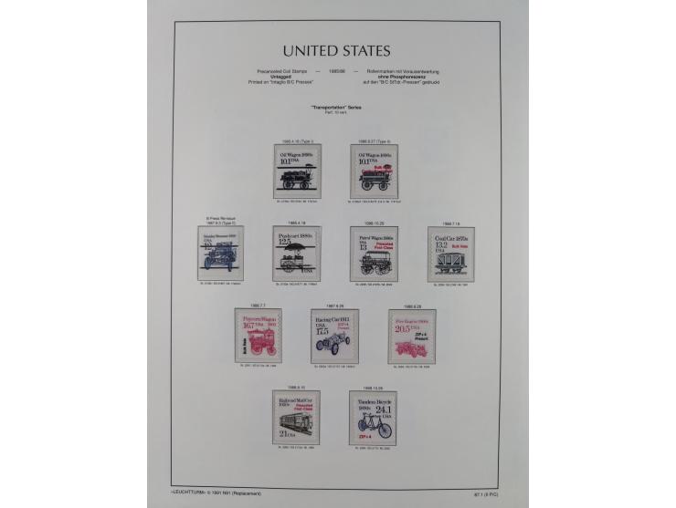 1847/1991, mostly used and later mint never hinged part collection incl. some better values and valid postage, in two albums