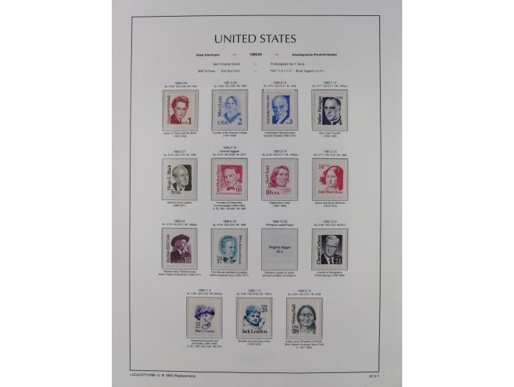 1847/1991, mostly used and later mint never hinged part collection incl. some better values and valid postage, in two albums