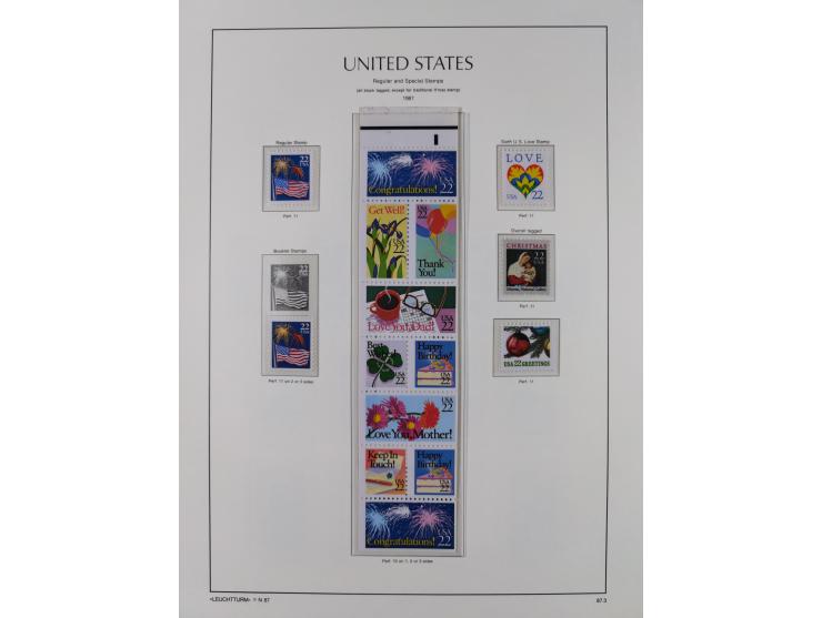 1847/1991, mostly used and later mint never hinged part collection incl. some better values and valid postage, in two albums