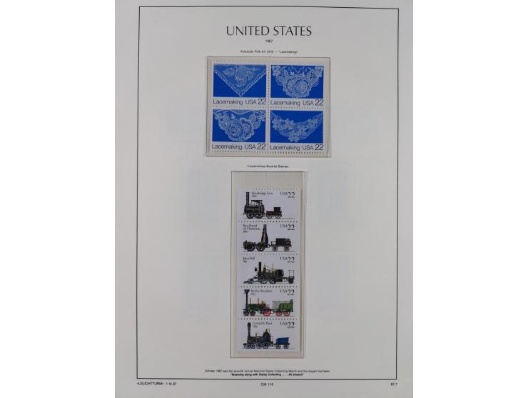 1847/1991, mostly used and later mint never hinged part collection incl. some better values and valid postage, in two albums