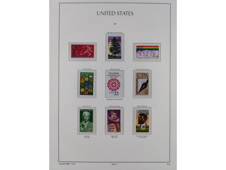 1847/1991, mostly used and later mint never hinged part collection incl. some better values and valid postage, in two albums