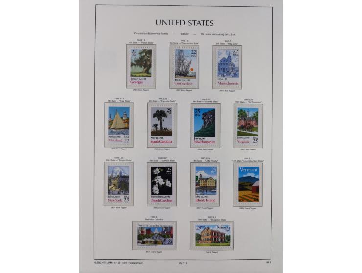 1847/1991, mostly used and later mint never hinged part collection incl. some better values and valid postage, in two albums