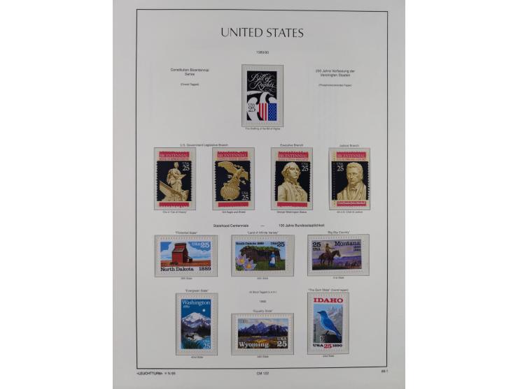 1847/1991, mostly used and later mint never hinged part collection incl. some better values and valid postage, in two albums