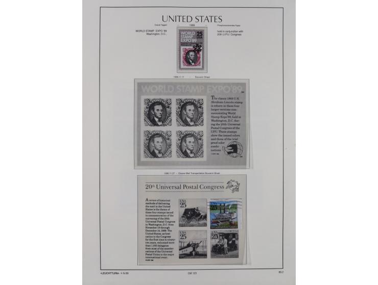 1847/1991, mostly used and later mint never hinged part collection incl. some better values and valid postage, in two albums