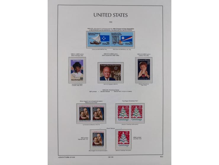 1847/1991, mostly used and later mint never hinged part collection incl. some better values and valid postage, in two albums