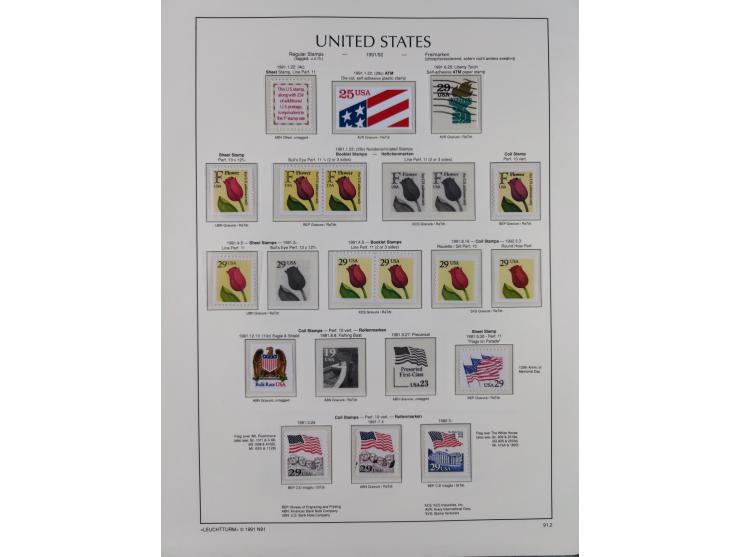 1847/1991, mostly used and later mint never hinged part collection incl. some better values and valid postage, in two albums