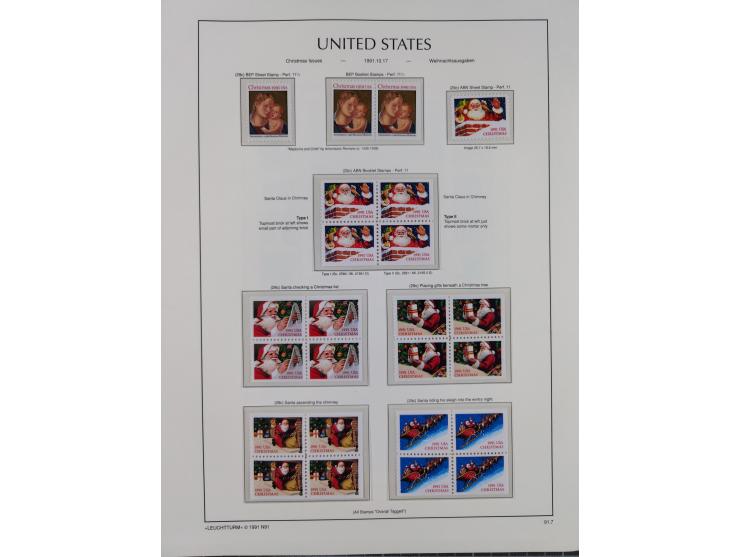 1847/1991, mostly used and later mint never hinged part collection incl. some better values and valid postage, in two albums