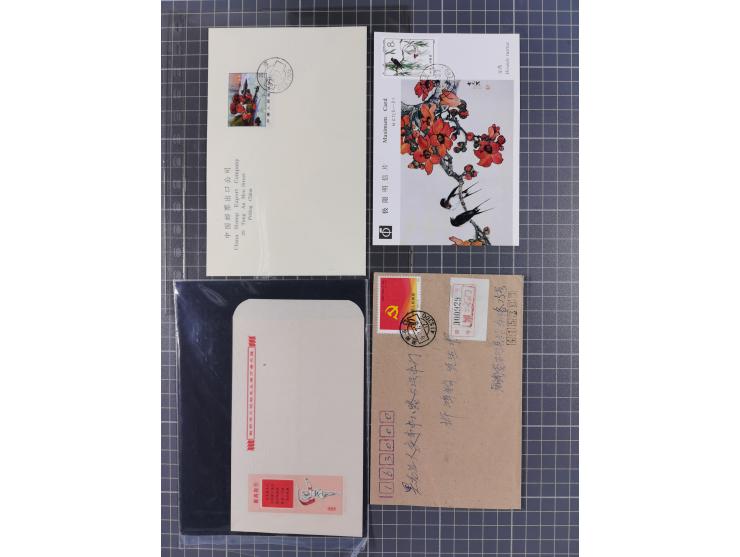 1950/2017 (ca.), assembly of over 130 covers and cards, some interesting frankings throughout, mixed condition&nbsp;