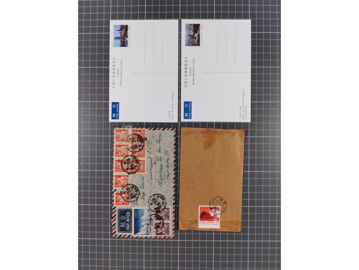 1950/2017 (ca.), assembly of over 130 covers and cards, some interesting frankings throughout, mixed condition&nbsp;