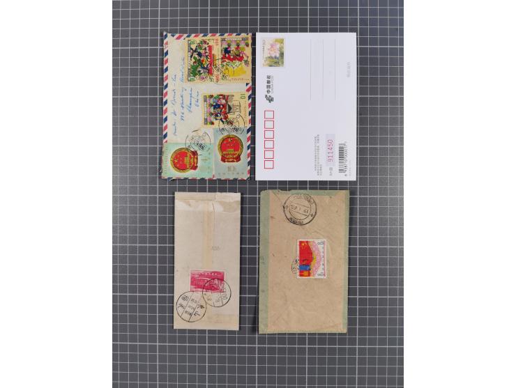 1950/2017 (ca.), assembly of over 130 covers and cards, some interesting frankings throughout, mixed condition&nbsp;