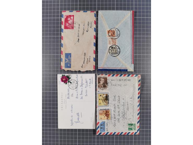 1950/2017 (ca.), assembly of over 130 covers and cards, some interesting frankings throughout, mixed condition&nbsp;