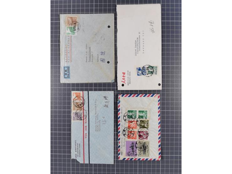 1950/2017 (ca.), assembly of over 130 covers and cards, some interesting frankings throughout, mixed condition&nbsp;