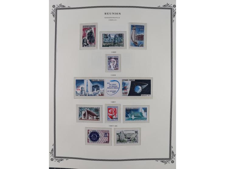 1891/1964, Collection on 39 Scott album leaves, unused and mnh, starting colonies allegory overprinted issues with multiples,