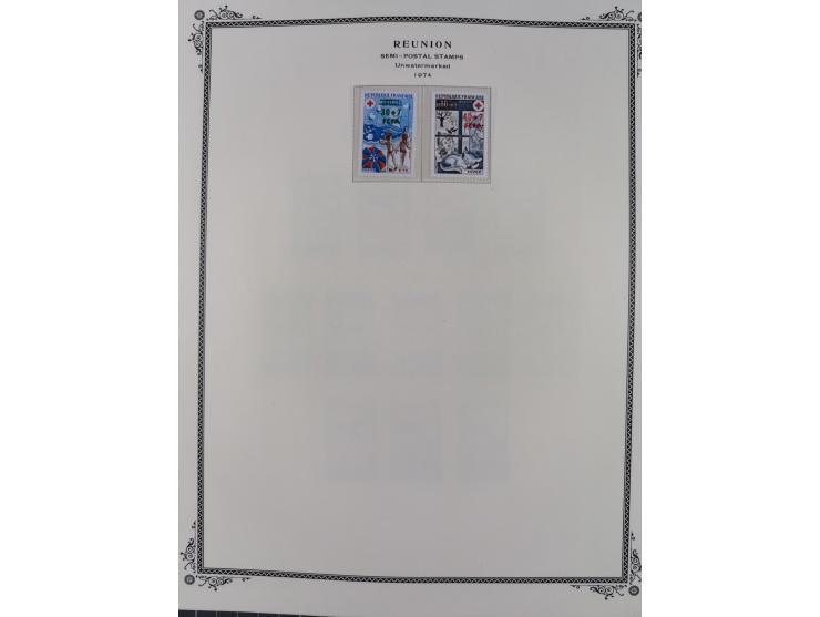 1891/1964, Collection on 39 Scott album leaves, unused and mnh, starting colonies allegory overprinted issues with multiples,