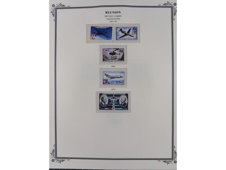 1891/1964, Collection on 39 Scott album leaves, unused and mnh, starting colonies allegory overprinted issues with multiples,