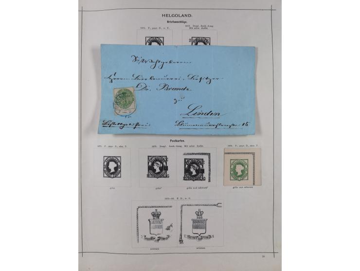 1851/1934, uriger meist gestempelter und teils ungebrauchter Sammlungsbestand in einem Schaubek Album, dabei auch wenige Brie