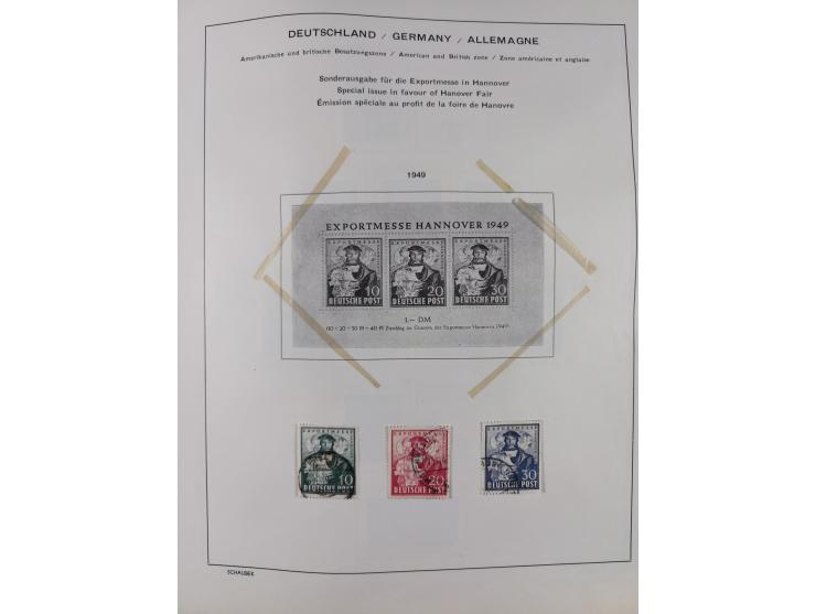 1851/1934, uriger meist gestempelter und teils ungebrauchter Sammlungsbestand in einem Schaubek Album, dabei auch wenige Brie