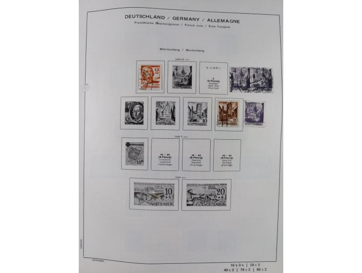 1851/1934, uriger meist gestempelter und teils ungebrauchter Sammlungsbestand in einem Schaubek Album, dabei auch wenige Brie