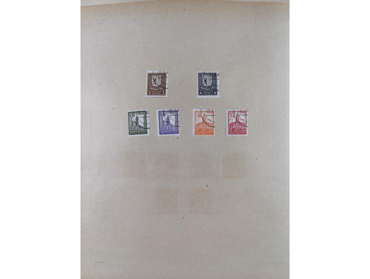 1851/1934, uriger meist gestempelter und teils ungebrauchter Sammlungsbestand in einem Schaubek Album, dabei auch wenige Brie