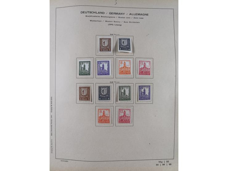 1851/1934, uriger meist gestempelter und teils ungebrauchter Sammlungsbestand in einem Schaubek Album, dabei auch wenige Brie